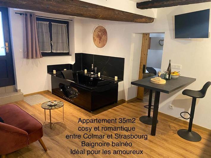 Appartement de vacances pour 2 personnes, avec jacuzzi