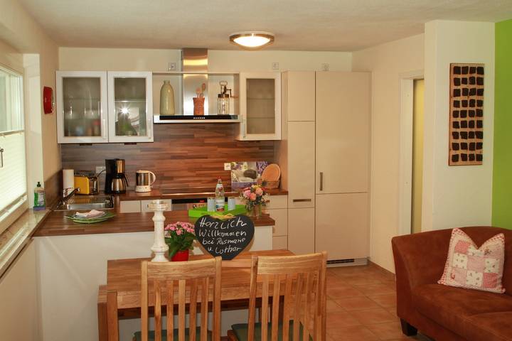 Geheel appartement, Appartement 'Zum Torfstecher' met privéterras en Wi-Fi in Wilhelmsdorf, Region Bodensee-Oberschwaben