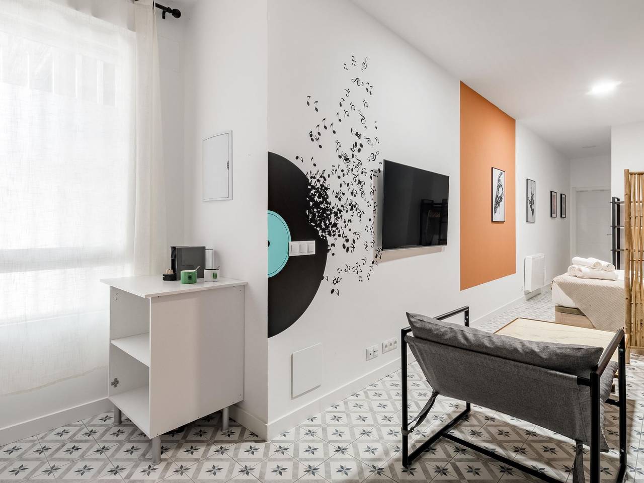 Estudio entero, Charming Urban Madrid I - Apartamento de 1 dormitorio con Ac. in Chamberí (Madrid), Madrid