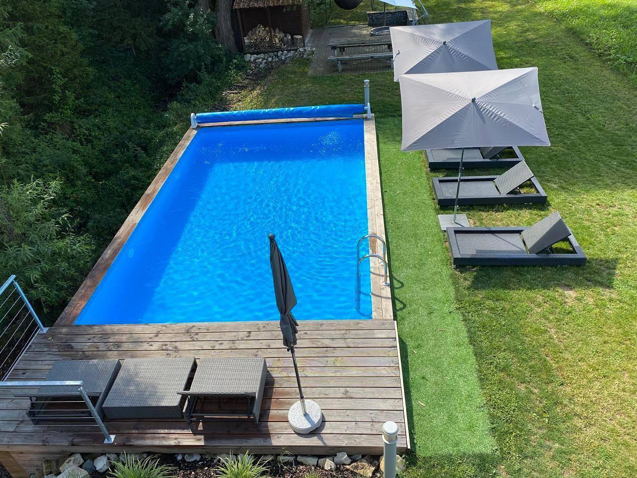 Ferienvilla "Donauoase" mit Infinity-Pool in Donaueschingen, Mittlerer Schwarzwald