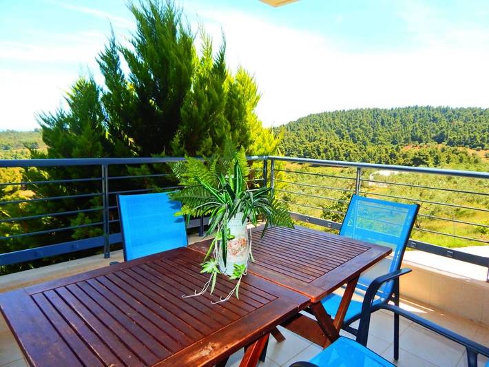 Ferienwohnung für 3 Personen, mit Terrasse und Ausblick in Chalkidiki - 2
