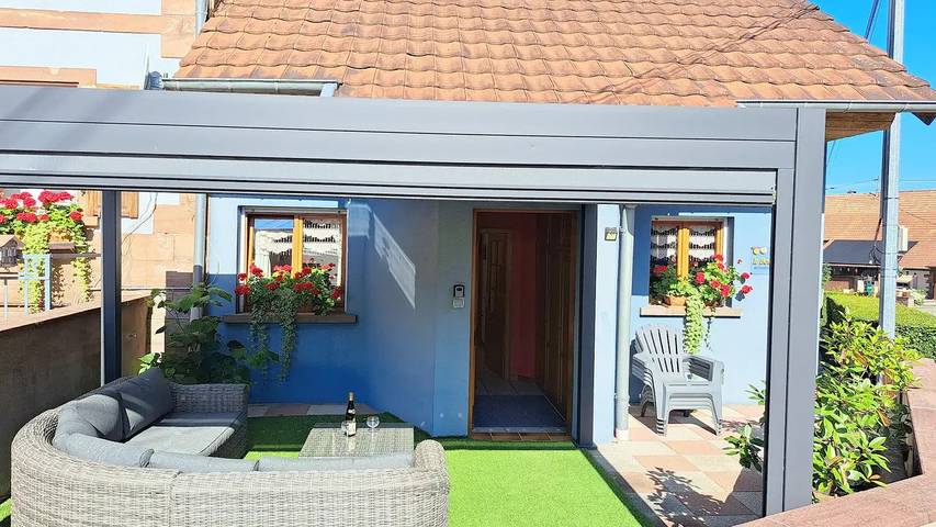 Ferienhaus für 5 Personen, mit Terrasse, mit Haustier im Elsass