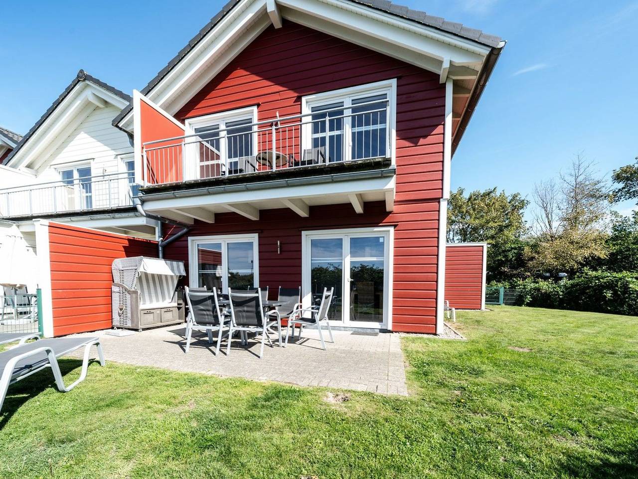 Deichperle 30 - Ferienhaus mit Deichblick und Kamin - Dag-915 - Reihenendhaus mit Sauna und Strandkorb (Ht) in Dagebüll, Nordfriesland