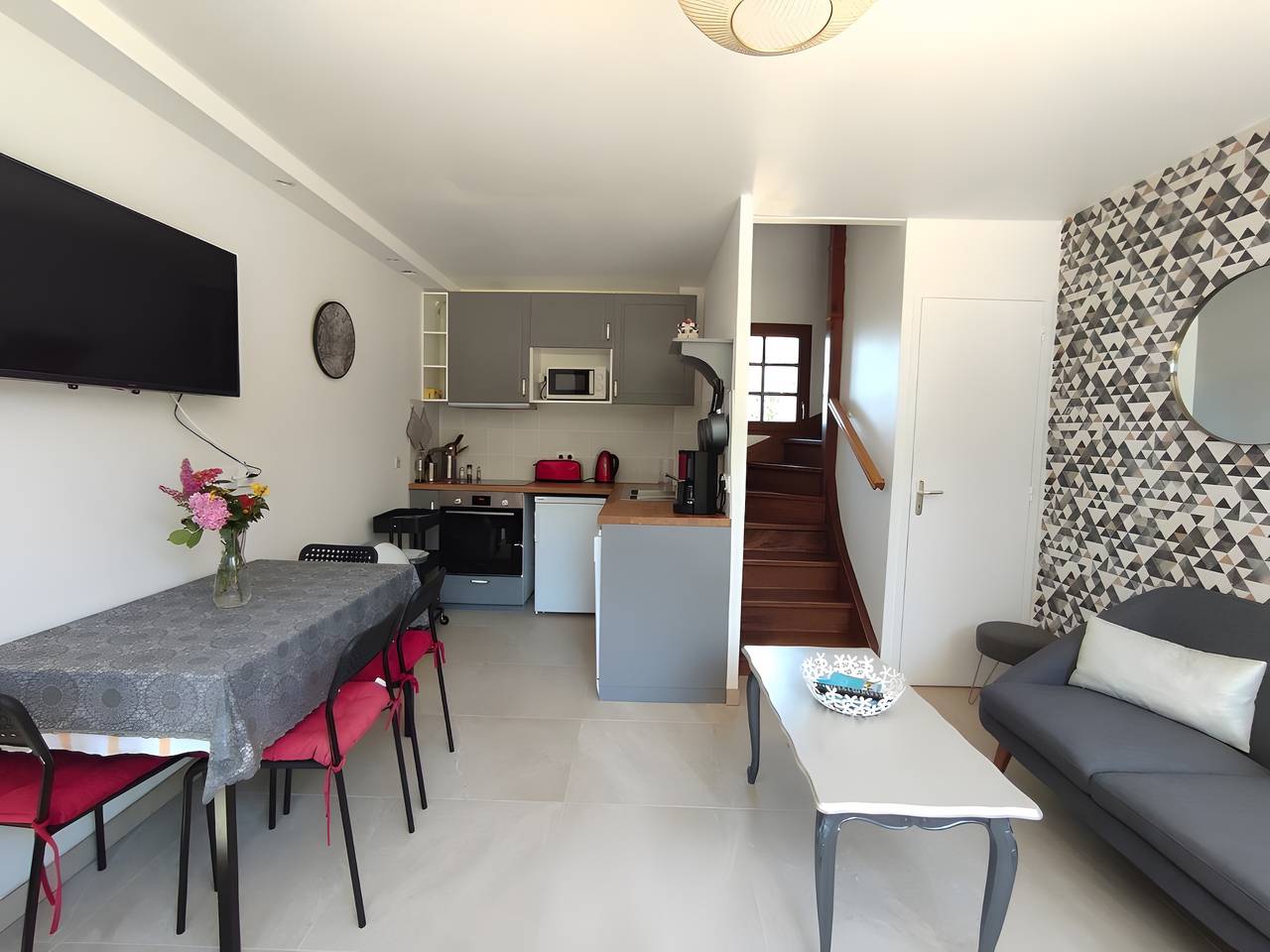 Casa de vacaciones 'Gîte Les Pommiers - Calma y Naturaleza' con jardín privado in Eu, Región de Dieppe
