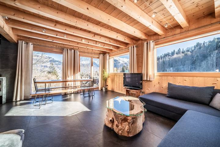 Maison pour 9 personnes, avec Balcon ainsi que Jardin et Sauna