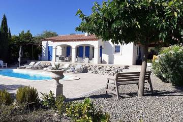 Cottage pour 8 personnes, avec jardin et terrasse, animaux acceptés à Félines-Minervois