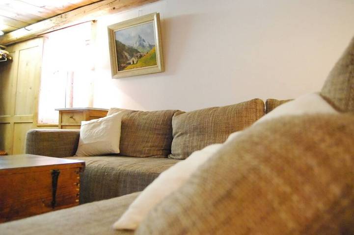 Chalet on the edge of the forest with a view of the waterfall right next door in Glarus Süd, Canton of Glarus