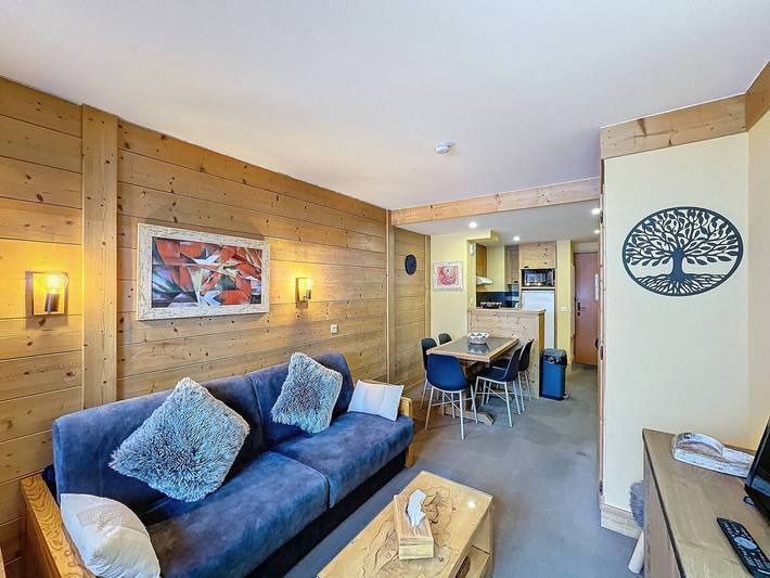 Gîte pour 5 personnes, avec Balcon dans Station De Val Thorens