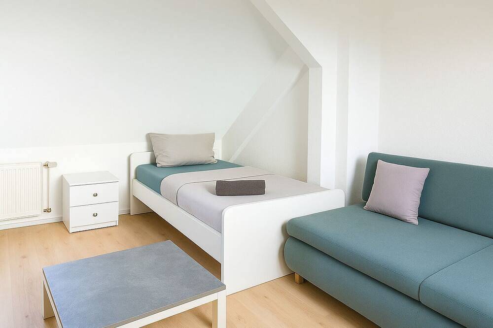 Ganze Wohnung, Apartment Delitzsch Dg – 4 Pers., Küche in Delitzsch, Sächsisches Burgen- und Heideland