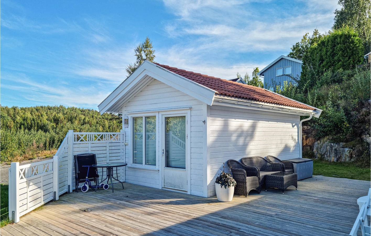 Ferienhaus für 6 Personen mit Terrasse in Tvedestrand
