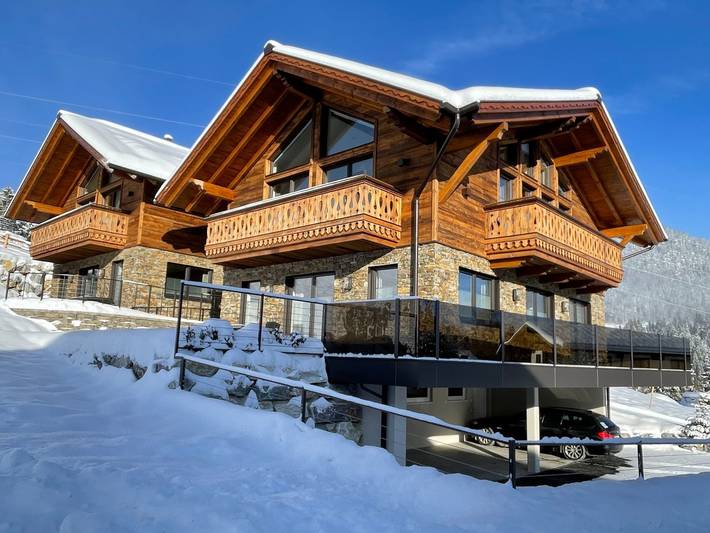 Ferienhaus für 5 Personen, mit Balkon und Terrasse sowie Garten und Sauna in Forstau