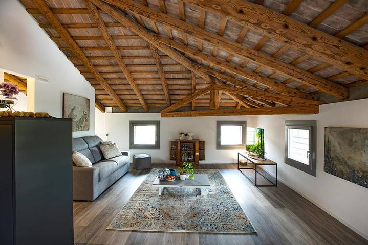 Gîte pour 4 personnes, avec vue, animaux acceptés à Crocetta del Montello