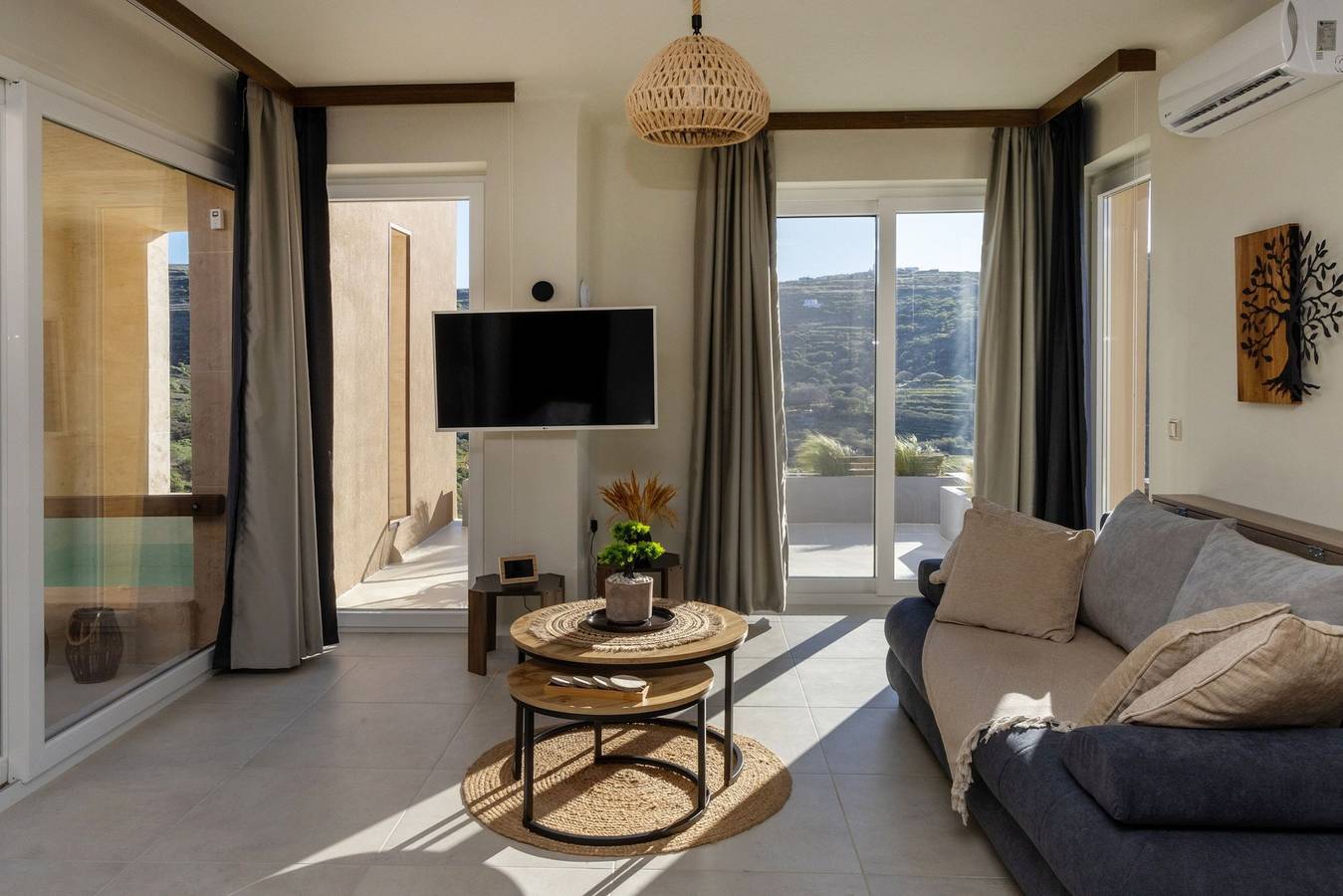 Villa für 4 Personen mit Terrasse in Tínos