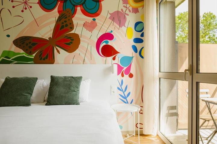 Hôtel pour 2 personnes, avec piscine et jardin, animaux acceptés