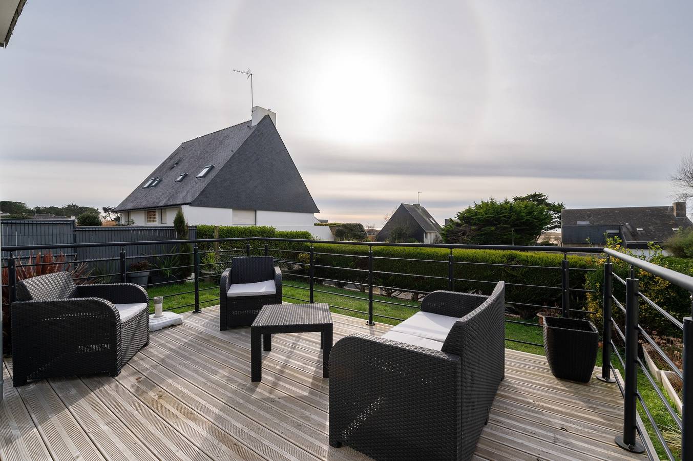 Maison de vacances 'Maison Guidel Plage' avec vue sur la mer, terrasse privée et Wi-Fi in Guidel, Côte des Mégalithes
