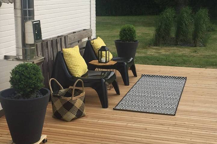 Ferienhaus für 4 Personen, mit Terrasse und Garten in Riepsdorf