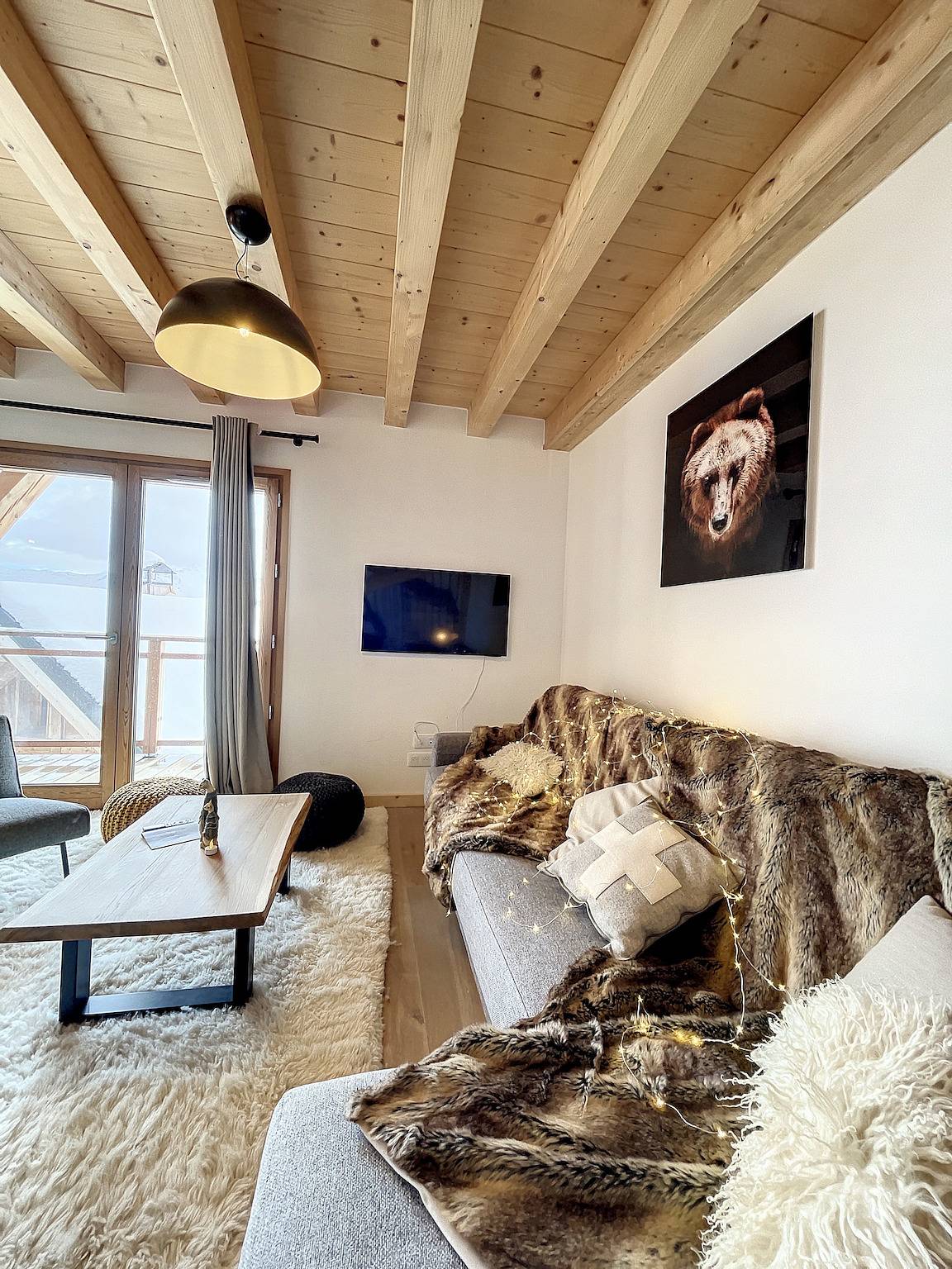 Ferienhaus für 10 Personen mit Balkon in La Toussuire, Fontcouverte-la-Toussuire