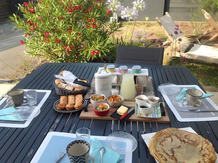 Casa de vacaciones 'Gite Les Hauts Du Goh-Vras' con piscina privada, terraza privada y Wi-Fi in Saint-Gildas-de-Rhuys, Côte des Mégalithes