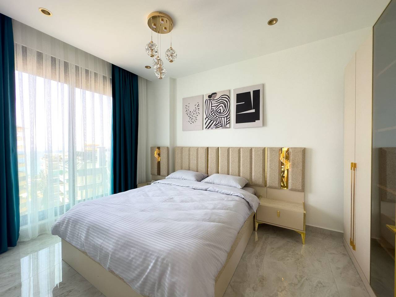 Appartement entier, Appartement de vacances pour 3 personnes avec sauna in Tosmur Beach, Province d'Antalya