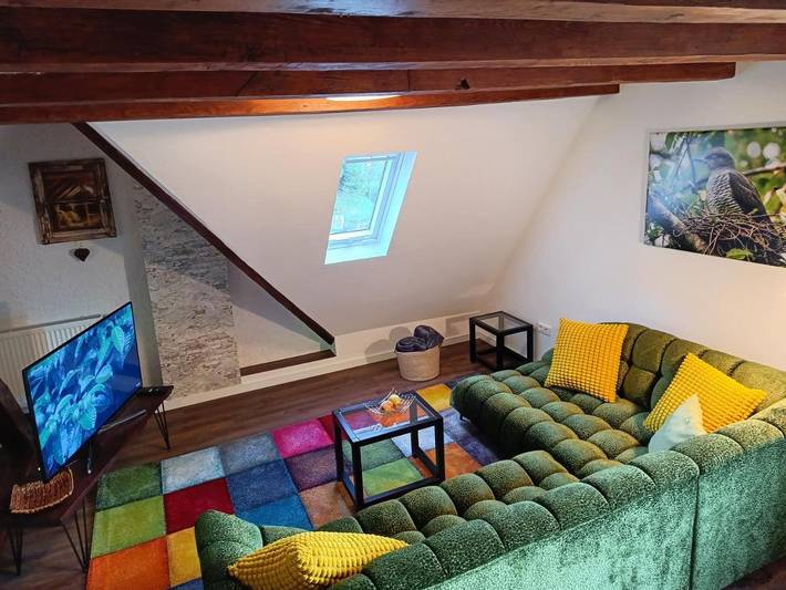 Gîte pour 3 personnes, avec terrasse ainsi que vue et jardin à Sondernach - 2