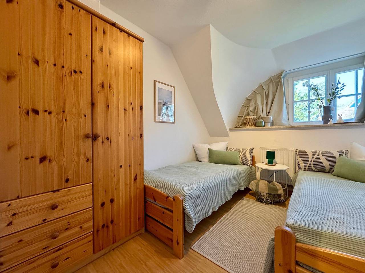 Ganze Wohnung, Komfortable Ferienwohnung mit Balkon, Kaminofen in Born a. Darß in Born a. Darß, Born am Darß