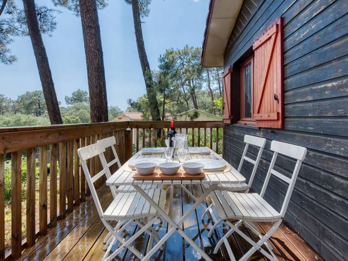 Chalet pour 5 personnes, avec Terrasse et Jardin en Gironde