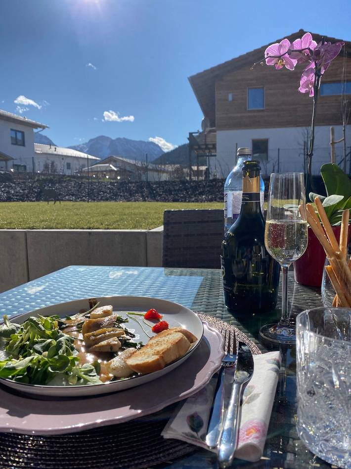 Chalet für 4 Personen, mit Sauna und Garten sowie Ausblick in Inzell