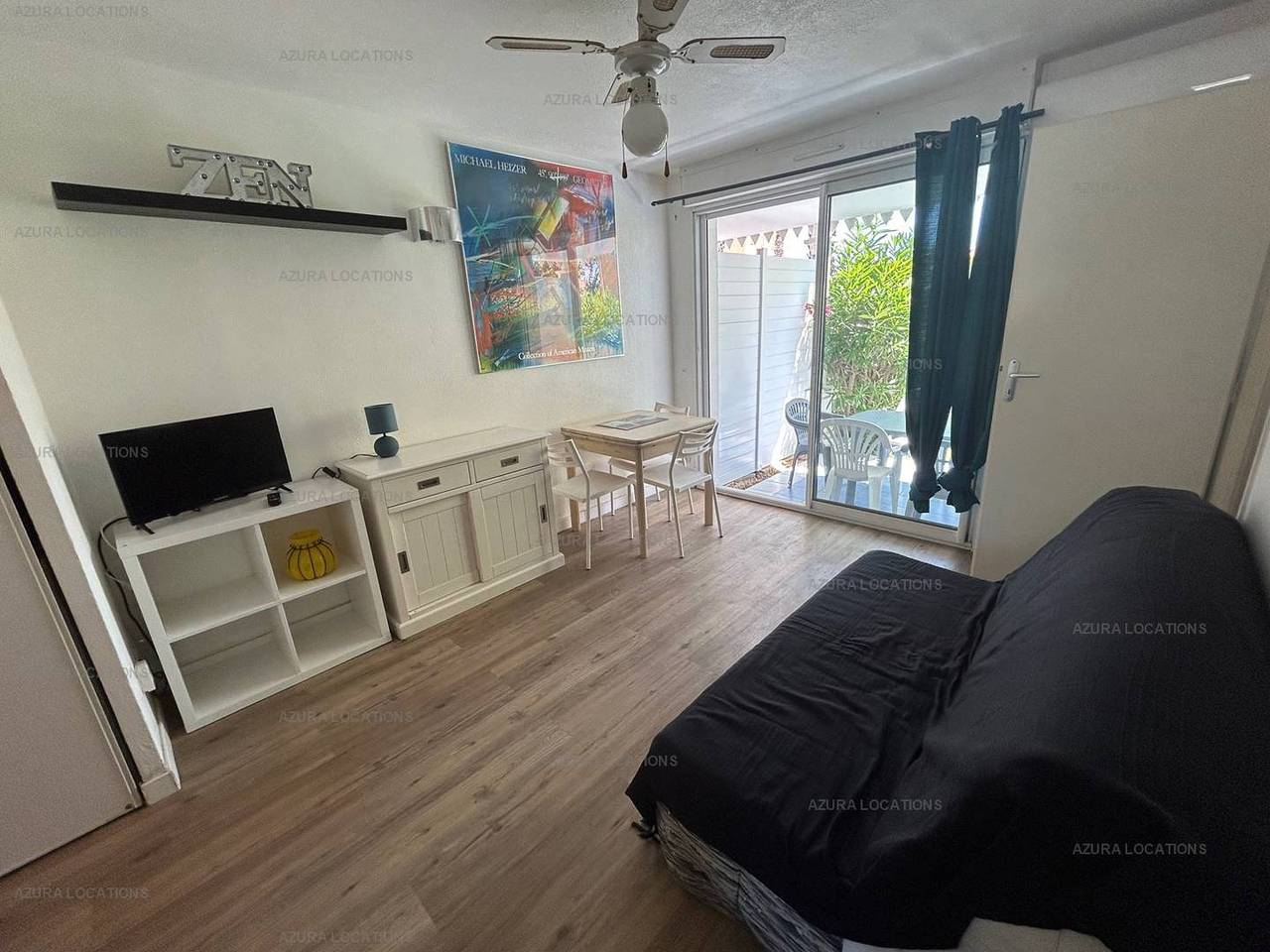 Ganze Ferienwohnung, 2 bedroom apartment with garden, air conditionning*, private garage Cap d'Agde in Cap d'Agde, Agde