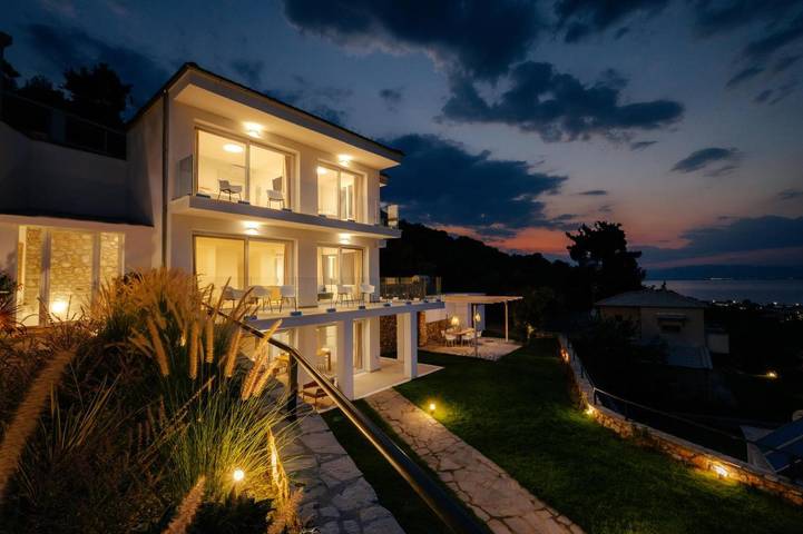 Ferienhaus für 8 Personen, mit Ausblick und Pool sowie Garten auf Thassos - 4