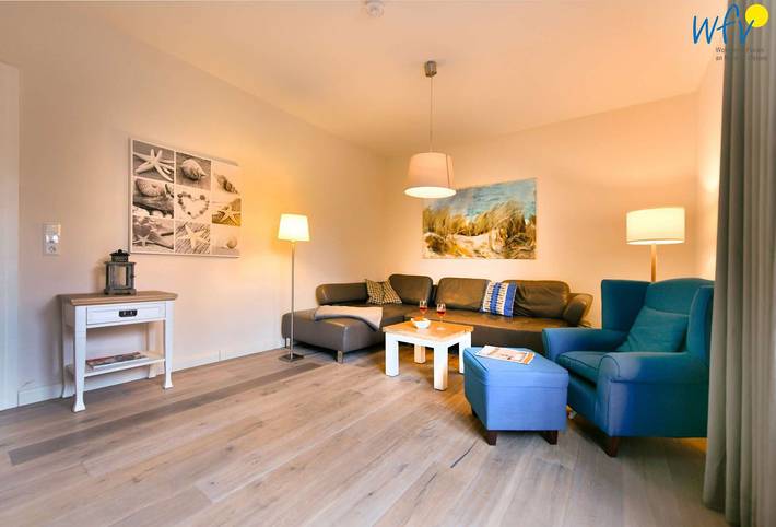 Ferienwohnung für 5 Personen, mit Sauna und Garten sowie Balkon