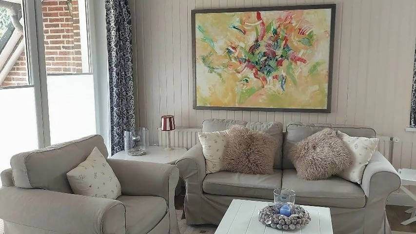 Ferienhaus für 3 Personen, mit Balkon und Garten in Pilsum - 2