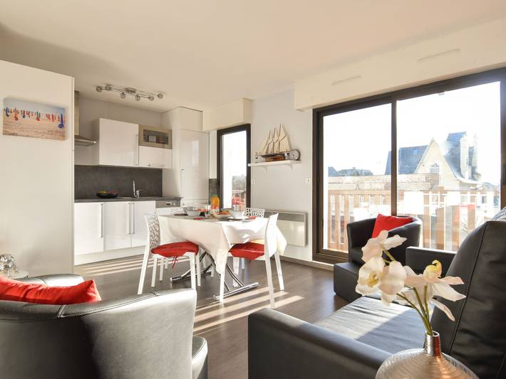 Appartement de vacances pour 4 personnes, avec Balcon et Vue