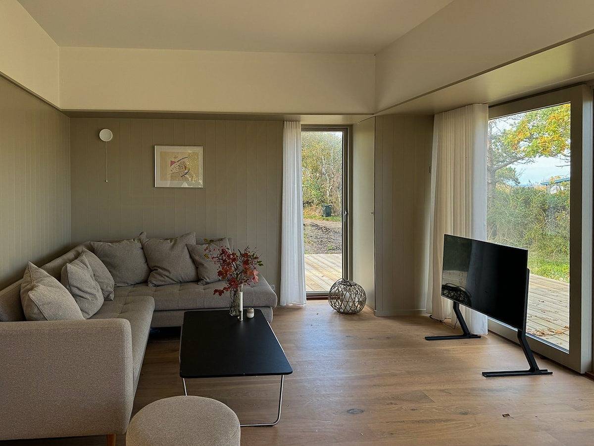 Naturnahes Ferienhaus bei Dybesø mit Meerblick in Rørvig, Nordwestseeland