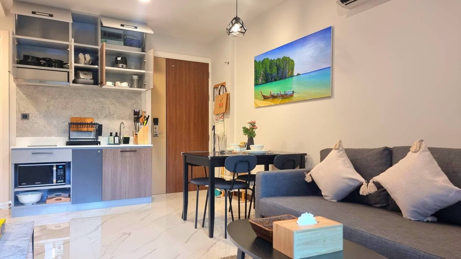 Apartamento entero, B507, piso superior, vista a la piscina, 1 dormitorio en la playa de Ao Nang in Ao Nang, Provincia De Krabi