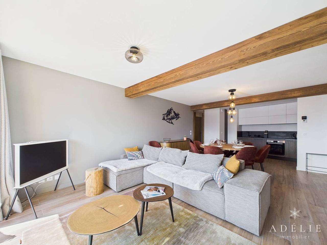 Apartamento vacacional entero, Apartment with 5 rooms sleeping 8/10 people in a new residence 4* in La Rosière, Montvalezan
