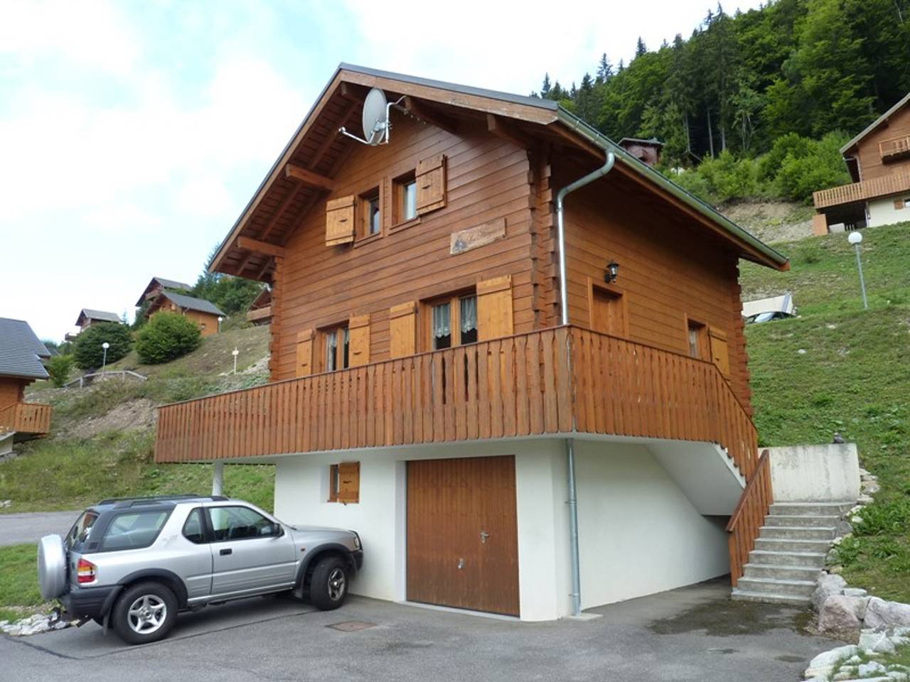 3-Sterne-Chalet mit großer Terrasse im grünen Umfeld in Le Biot, Thonon-les-Bains und Umgebung