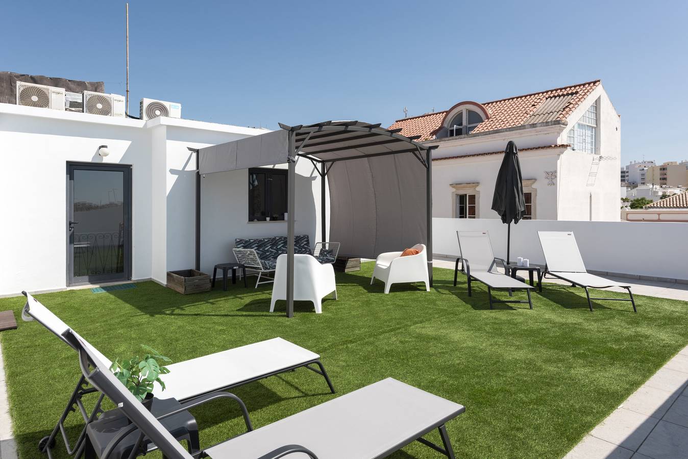 Ferienhaus für 6 Personen mit Terrasse in São Pedro, Faro