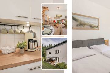 Ferienwohnung für 4 Personen, mit Garten und Sauna sowie Ausblick, mit Haustier in Garz