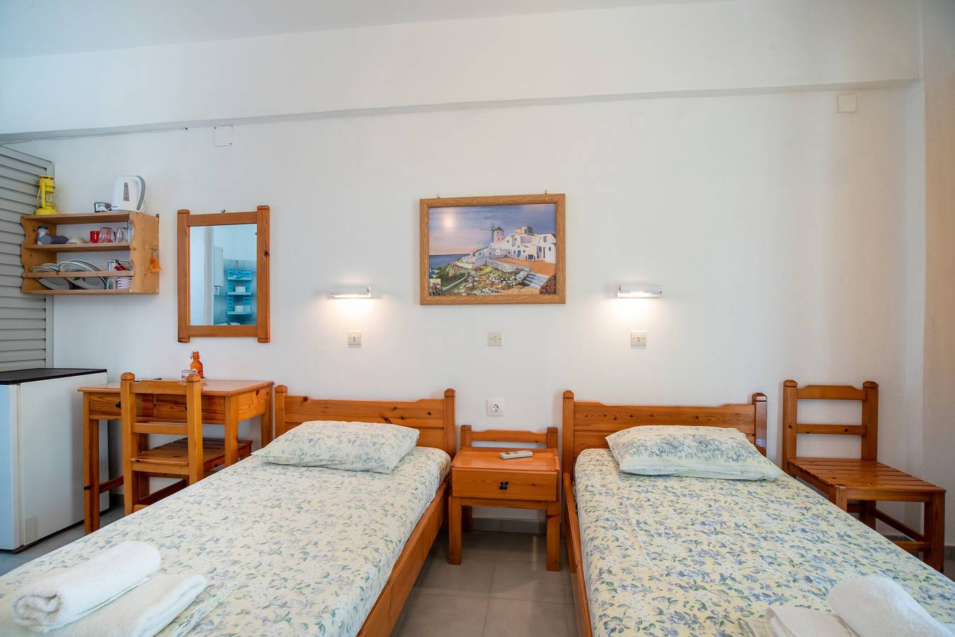 Kamer 'Studio 8' met uitzicht op de bergen, Wifi en airconditioning in Paros