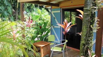Gîte pour 2 personnes, avec jardin et piscine en Guadeloupe