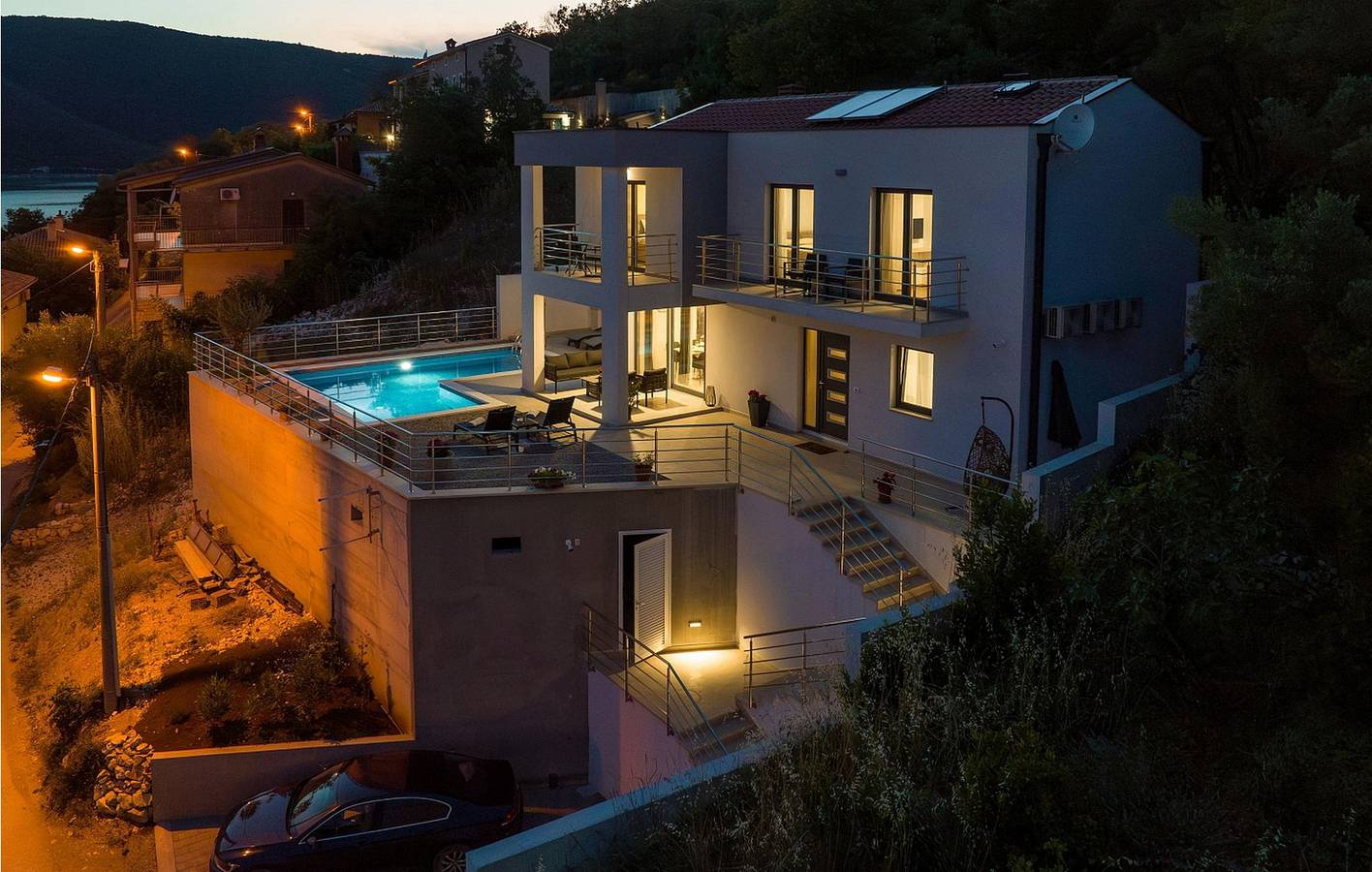 Appartement en bord de mer avec terrasse, Wi-Fi et parking - À deux pas du bord de mer et du centre-ville in Trget, Côte Est de l'Istrie