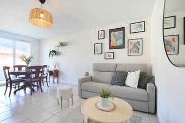 Gîte pour 4 personnes, avec balcon ainsi que vue et piscine à Fenouillet (Haute-Garonne)