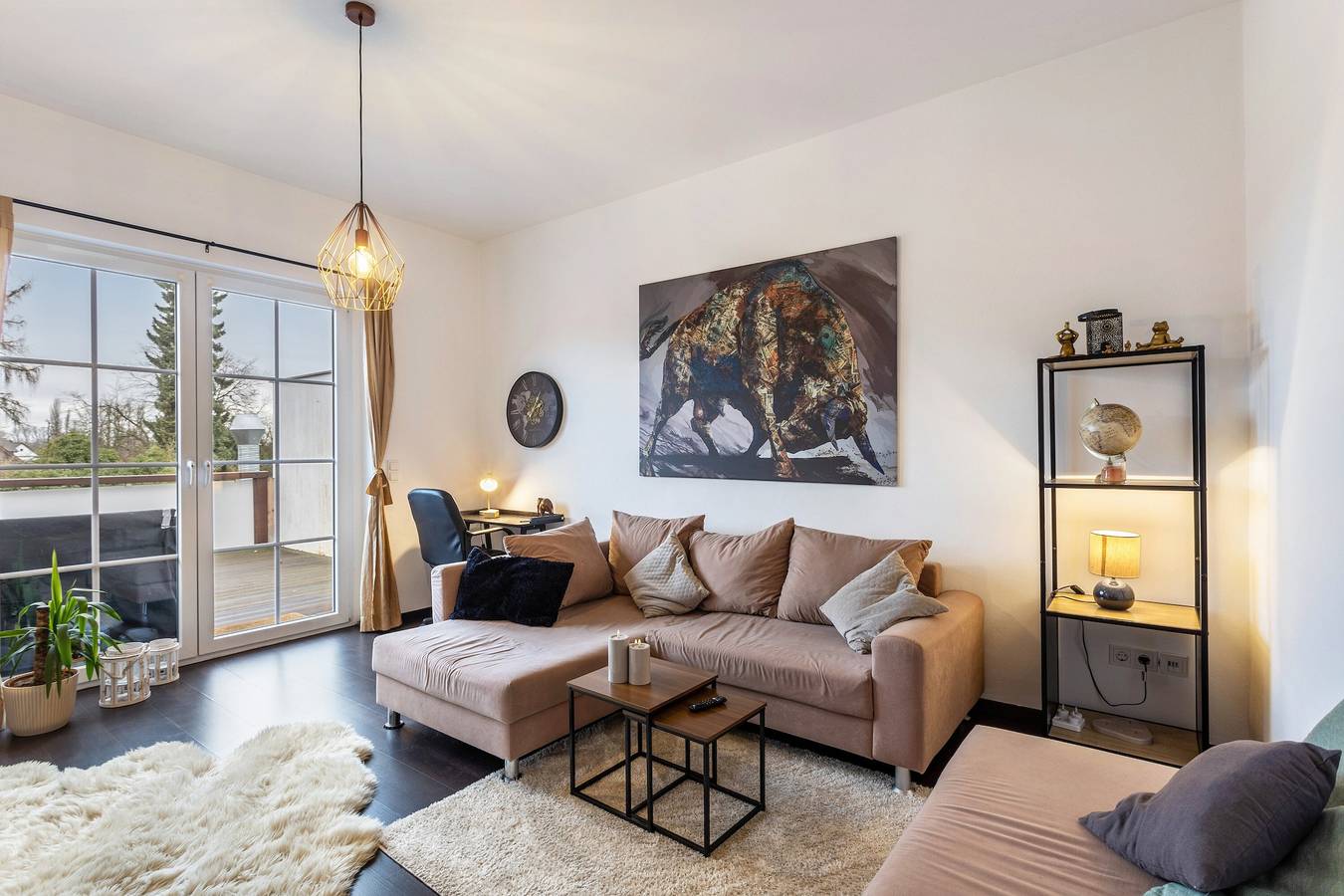 Ganze Wohnung, Exklusives Loft mit Kamin, privater Terrasse, Balkon und Wlan in Bad Salzuflen in Bad Salzuflen, Kreis Lippe