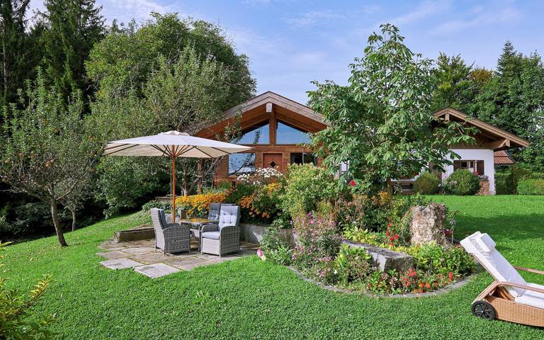 Chalet für 3 Personen, mit Terrasse und Balkon/Terrasse, kinderfreundlich im Chiemgau - 4