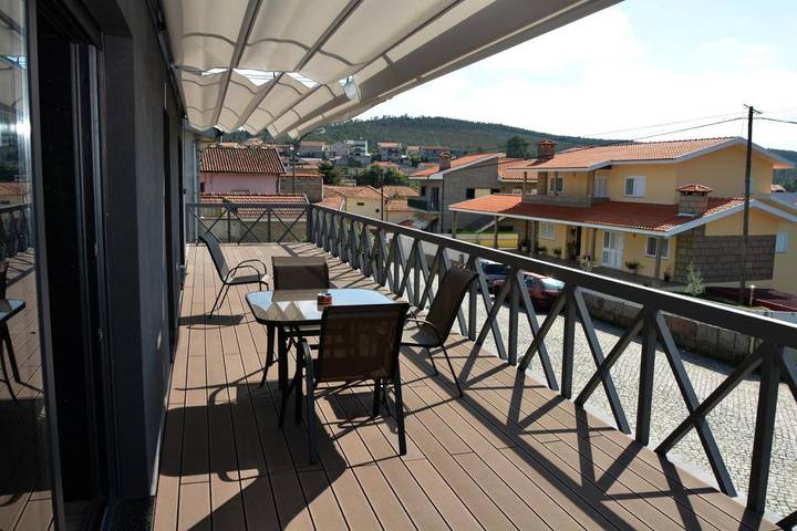Apartamento de férias para 6 pessoas, com varanda e vista em Penafiel