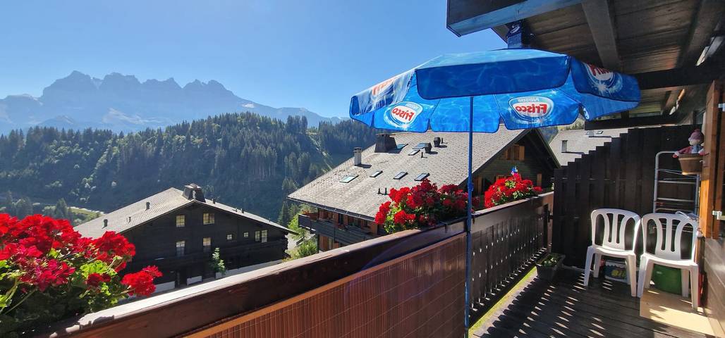 Appartement voor 6 personen, met terras en tuin in Portes du Soleil