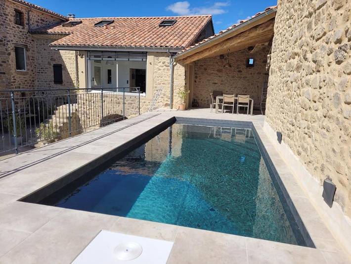 Maison de vacances pour 8 personnes, avec piscine et terrasse