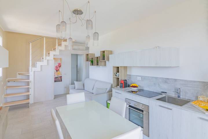 Gîte pour 6 personnes, avec balcon/terrasse à Borghetto Santo Spirito