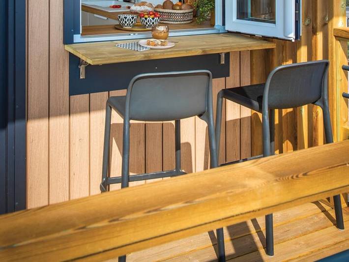 Camping Les Princes D'Orange - Ciela Village - Mobilheim 5 personen - Ciela Privilege Bay - 2 Schlafzimmer in Orpierre, Gap und Umgebung