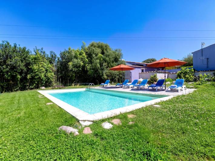 Maison de vacances pour 12 personnes, avec terrasse ainsi que jardin et vue